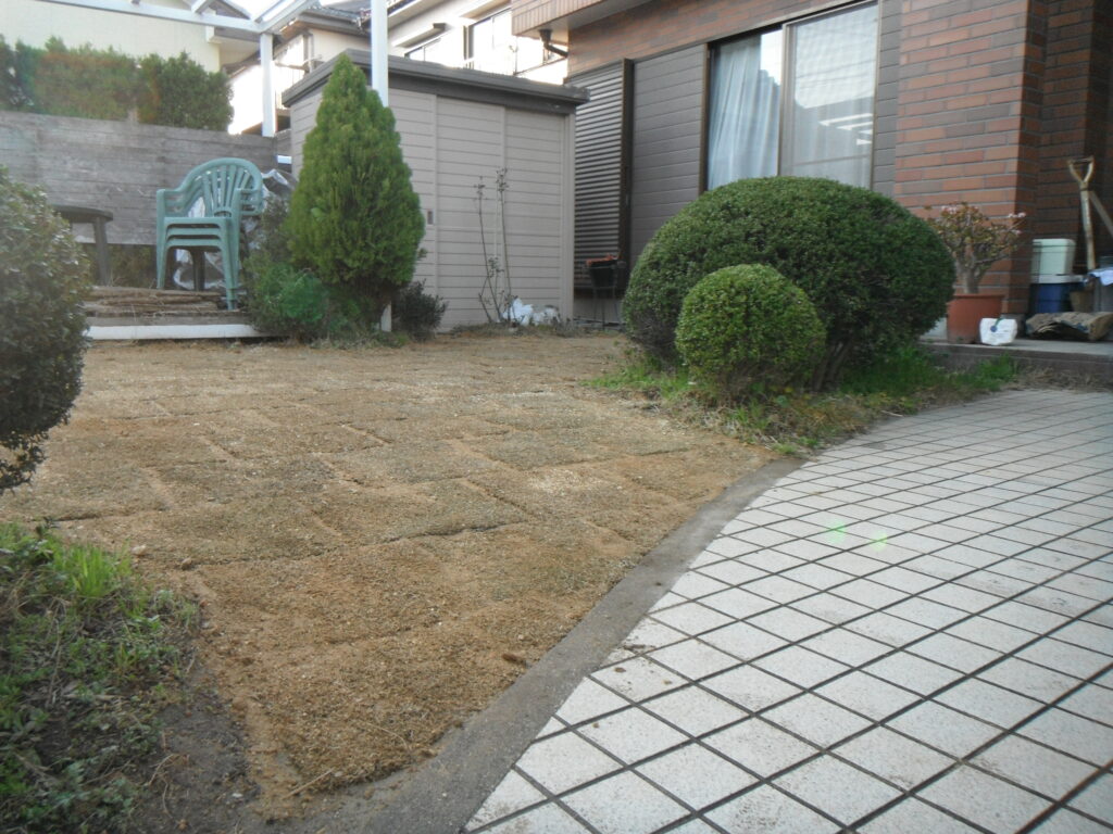 芝張り